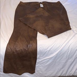 CATO Flare Suede Pants